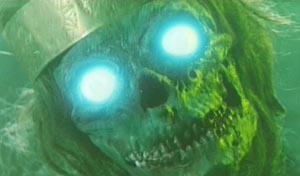Un squelette fluorescent dans le trs culte A Seventh Curse !