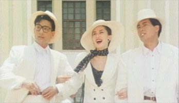 Tony Leung Kar-fai, Anita Mui et Chow Yun-fat dans A Better Tomorow 3